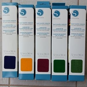 Silhouette / cricut flocked heat transfer material